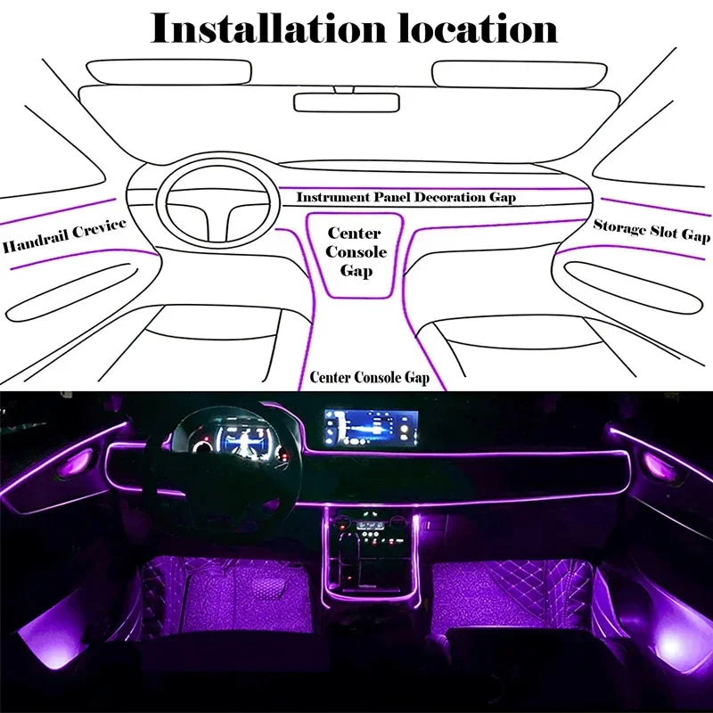 Luxury Car LED Ambient Lights